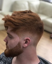 50 shade of ginger Texture and faded