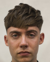 Asymmetric crop Asymmetric Crop with placed spiked texture.