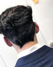 Creative compliments Scissor cut, its not about how you cut the hair its about how you comb the hair