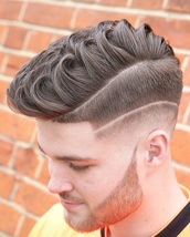 Creative Flow This cut has a two hard parts, a beard shape to complement the fade. With a creative l