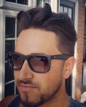 Fresh pomp Loosens the pom and used the natural hair fall for shape.